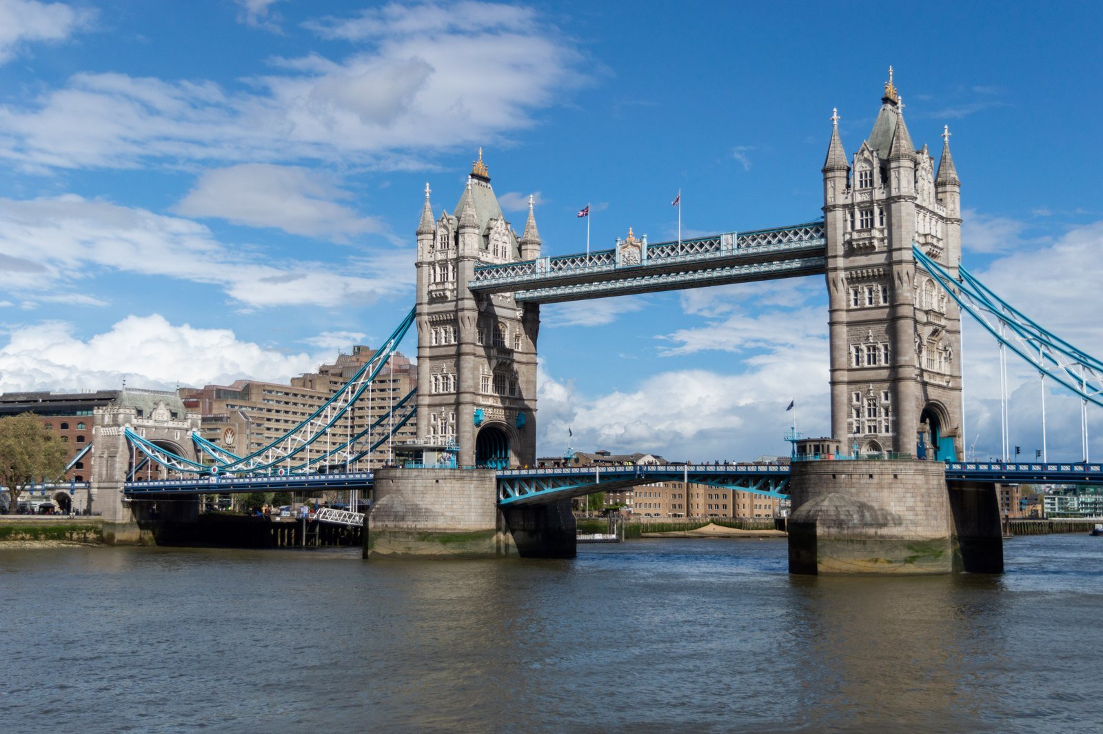 Tower Bridge over the River Thames in London